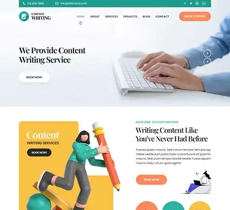 Copywriter - Content Sharing WordPress Theme
