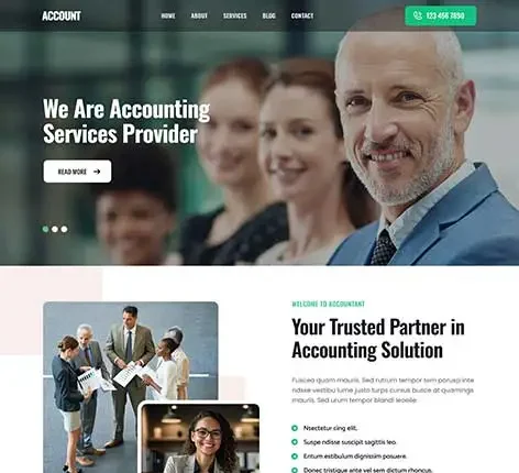 Tax Advisor WordPress Theme