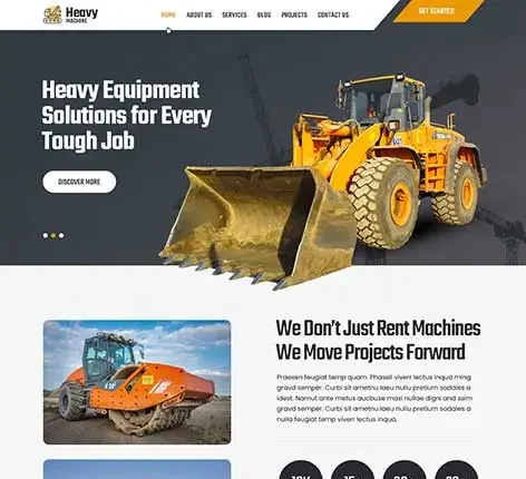 Crane Service WordPress Theme