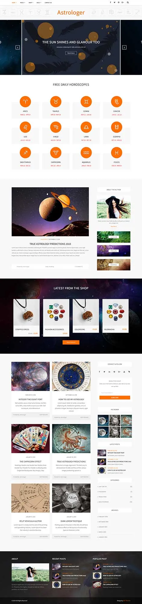 Aesthetic Blog WordPress Theme