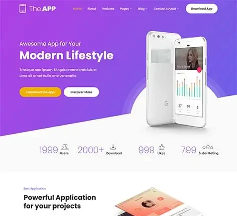 App Developer WordPress Theme