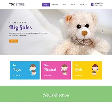 Baby Store WordPress Theme | Kids Store WordPress Theme