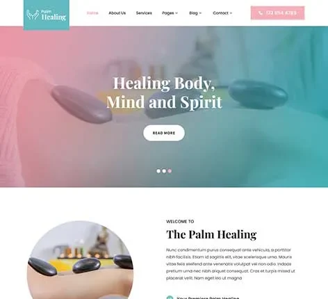Beauty Wellness WordPress Theme