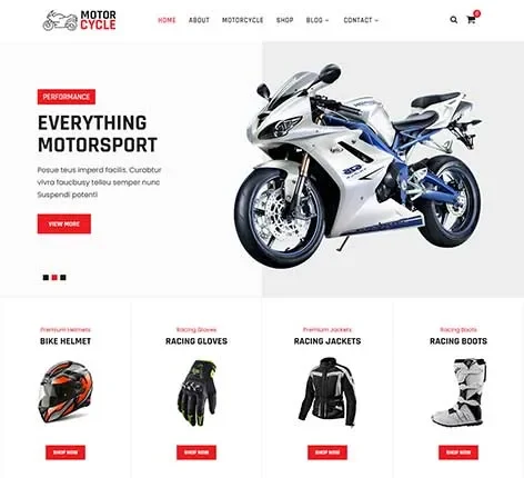 Bike Club WordPress Theme