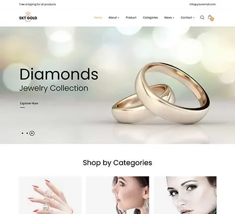 Bridal Shop WordPress Theme