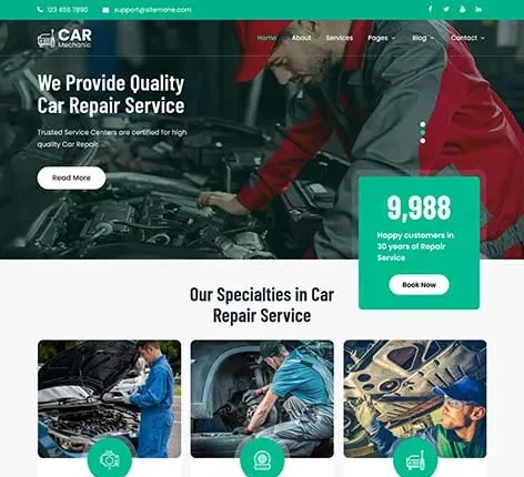 Car Detailing WordPress Theme