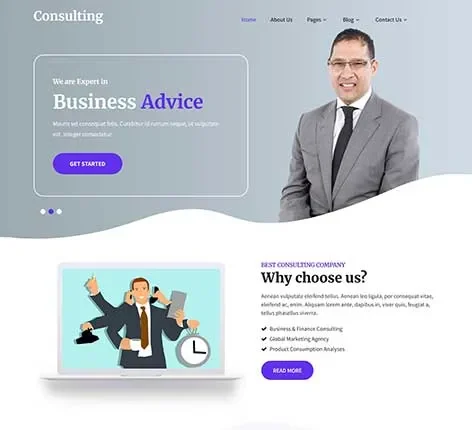 Communications WordPress Theme