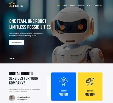 Companies WordPress Theme