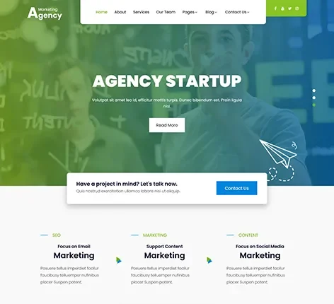 Content Marketing WordPress Theme
