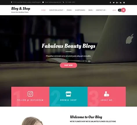 Creative Blog WordPress Theme