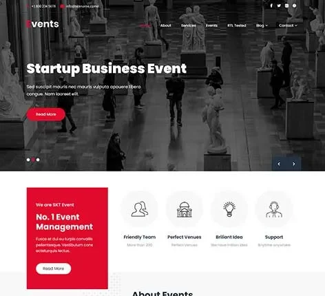 Cultural Center WordPress Theme
