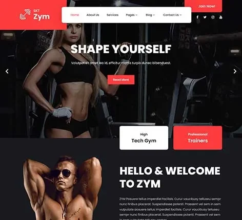 Dark WordPress Theme