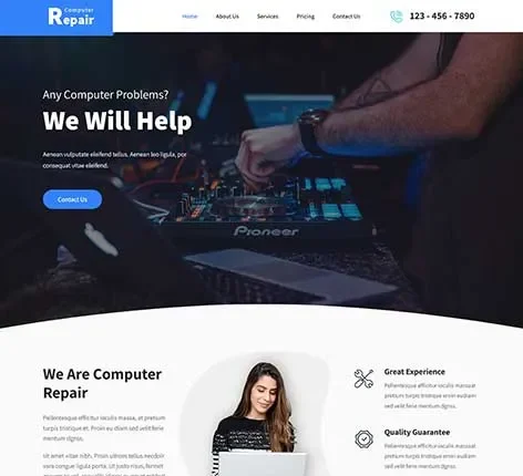 Data Recovery Service WordPress Theme