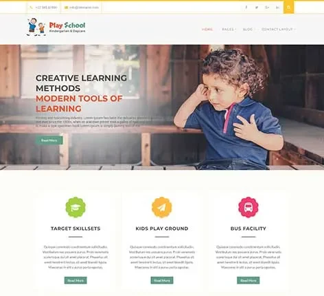 Daycare Education WordPress Theme