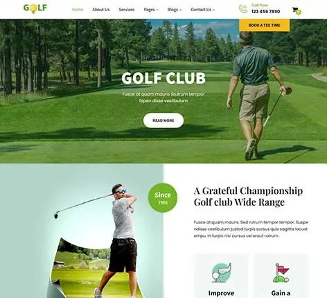 Disc Golf WordPress Theme