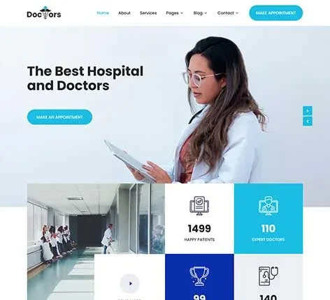 Doctor Appointment WordPress Theme