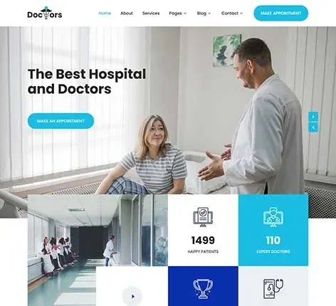 Doctor Website WordPress Theme