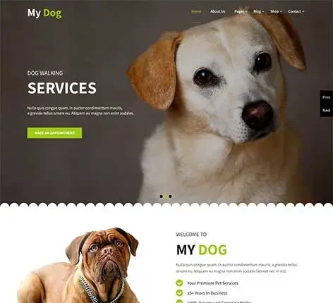 Dog Breeder WordPress Theme