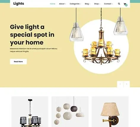 Electronic Shop WordPress Theme