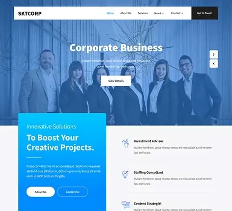 Enterprise WordPress Theme