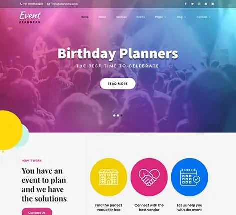 Event Planning WordPress Theme