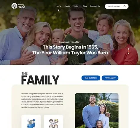 Family Reunion WordPress Theme