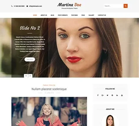 Fansite WordPress Theme