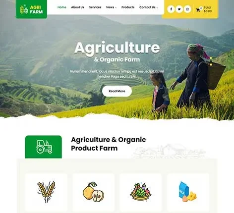 Farming WordPress Theme