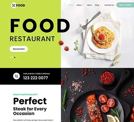 Food Website Template