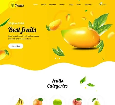 Fresh Fruit WordPress Theme