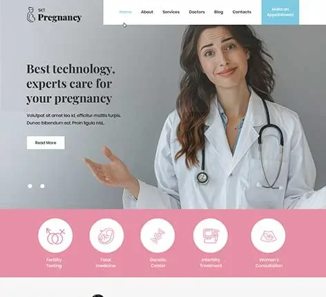 Gynecologist WordPress Theme