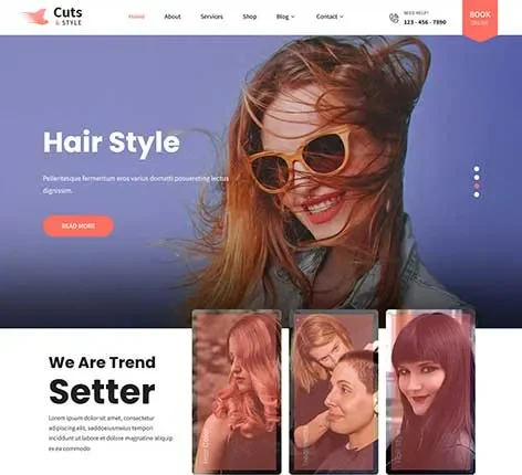 Hair Extensions WordPress Theme
