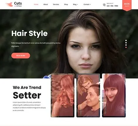 HairStyle WordPress Theme
