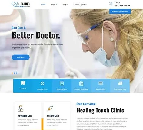Health Clinic WordPress Theme
