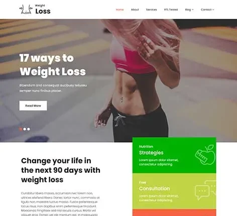 Health Services WordPress Theme