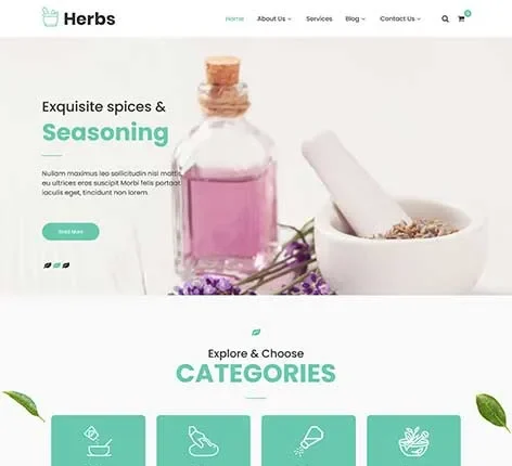 SKT Natural Remedy | Herbal Medicine WordPress Theme