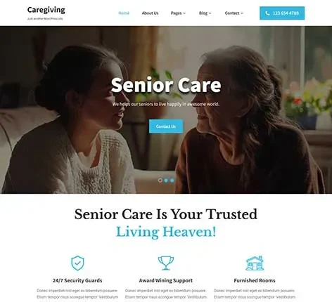 Home Care WordPress Theme