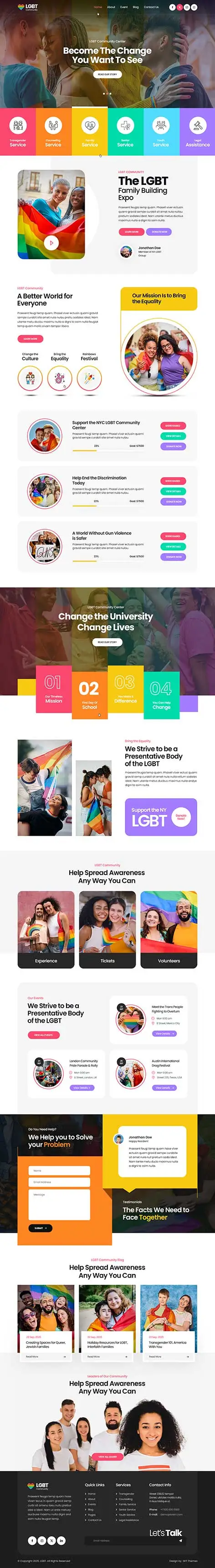 Human Rights WordPress Theme