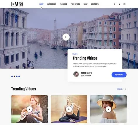 Infinite Scroll WordPress Theme