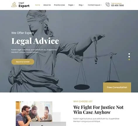 Legal WordPress Theme