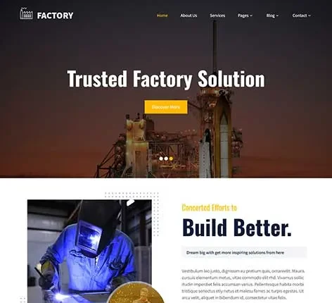Mining Company WordPress Theme