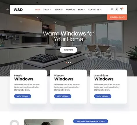 Modern Websites WordPress Them