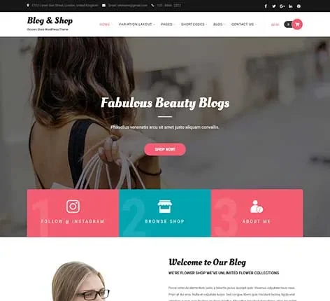 News Blog WordPress Theme