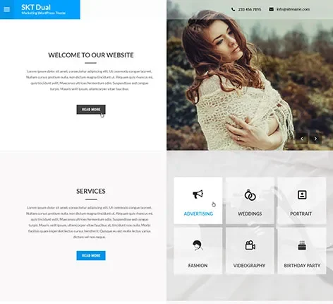 Non Blog WordPress Theme