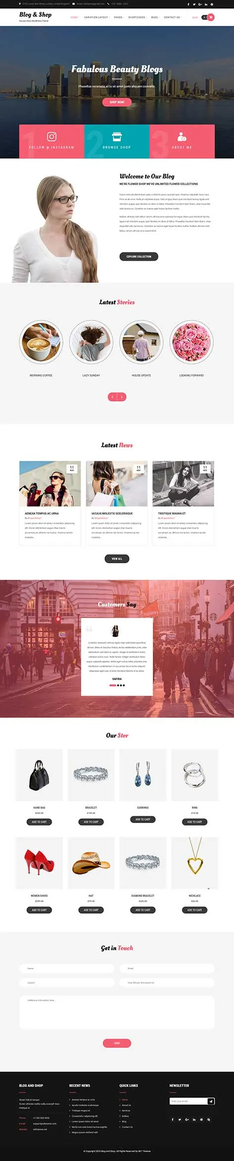 Novelist WordPress Theme
