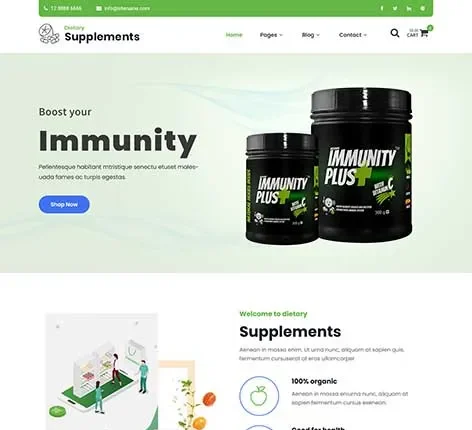 Nutrigen WordPress Theme