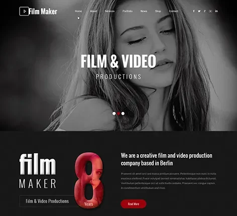 Online Cinema WordPress Theme
