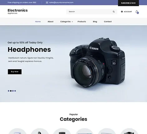 Online Shopping WordPress Theme