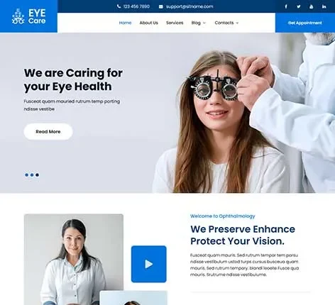 Optometrists WordPress Theme
