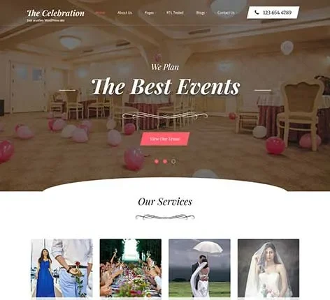 Party Rental WordPress Theme